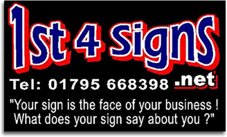1st 4 signs Sign Makers Vehicle Graphics Shop Signs A frames Banners kent